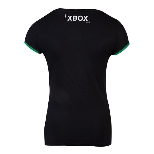 MICROSOFT Xbox Dot Logo T-Shirt, Female, Large, Black (TS556384XBX-L)