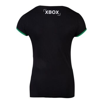 MICROSOFT T-shirt avec logo Xbox Dot, femme, grand, noir (TS556384XBX-L) 1