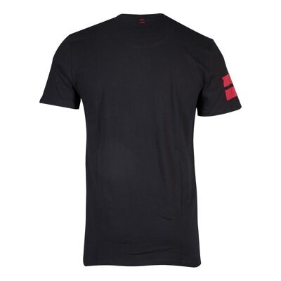 NINTENDO NES Controller Super Power T-shirt, homme, petit, noir/rouge (TS644124NTN-S)