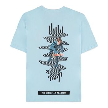 T-shirt UNIVERSAL Umbrella Academy numéro cinq, unisexe, petit, bleu (TS657433UBA-S) 2