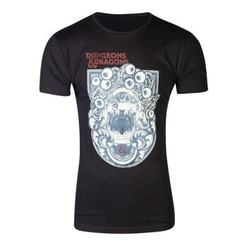 HASBRO Donjons & Dragons Iconic Print T-Shirt, Homme, Moyen, Noir (TS717035HSB-M) 2