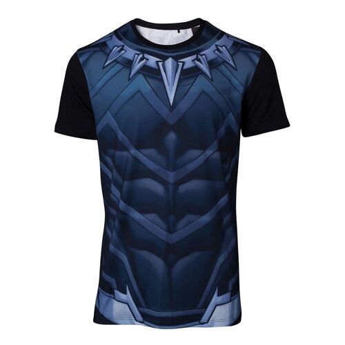 MARVEL COMICS Black Panther Sublimation T-Shirt, Male, Small, Multi-colour (TS764820MVL-S)