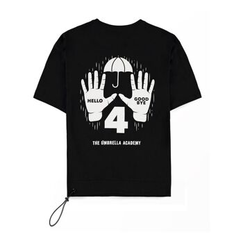 UNIVERSAL Umbrella Academy T-shirt Hello Goodbye numéro 4, unisexe, moyen, noir (TS814643UBA-M) 2