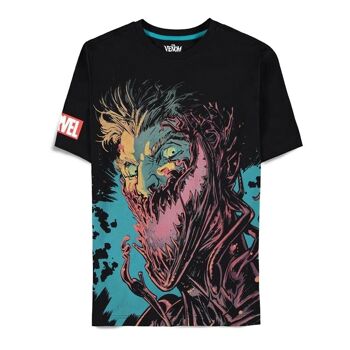 MARVEL COMICS T-shirt à imprimé graphique Venom, homme, très grand, noir (TS855447SPN-XL) 1