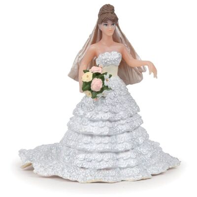 PAPO The Enchanted World Bride in White Lace Toy Figure, 3 ans ou plus, Blanc (38819)