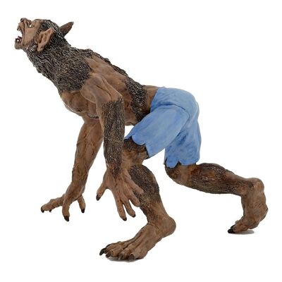 PAPO Fantasy World Werwolf Spielfigur, ab 3 Jahren, Braun/Blau (38956)
