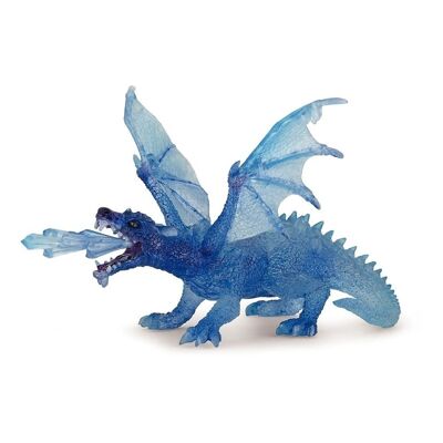 Figura de juguete PAPO Fantasy World Crystal Dragon, tres años o más, azul (38980)