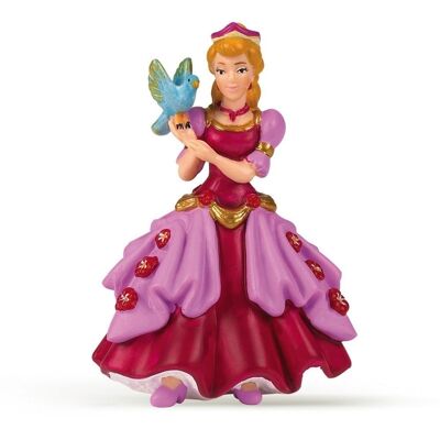 PAPO The Enchanted World Princess Laetitia Toy Figure, 3 ans ou plus, Rose (39034)