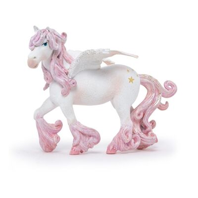 PAPO The Enchanted World Enchanted Pegasus Spielfigur, ab 3 Jahren, Rosa/Weiß (39205)