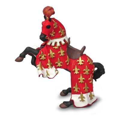 PAPO Fantasy World Red Prince Philip's Horse Toy Figure, Three Years or Above, Rouge/Marron (39257)