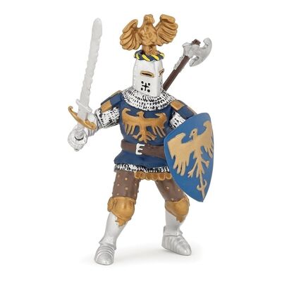 PAPO Fantasy World Crested Blue Knight Toy Figure, 3 ans ou plus, Multicolore (39362)