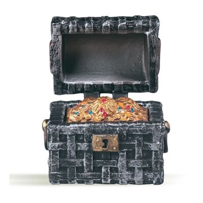 PAPO Pirates and Corsairs Treasure Chest Toy Accessories, 3 anni o più, nero/grigio (39412)
