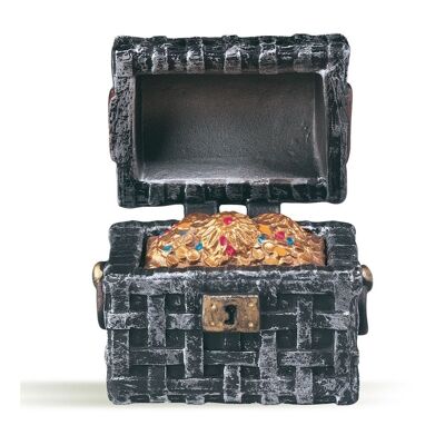 PAPO Pirates and Corsairs Treasure Chest Toy Accessories, 3 ans ou plus, Noir/Gris (39412)