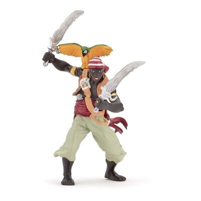 PAPO Pirates and Corsairs Pirate with Sabers Toy Figure, 3 ans ou plus, Multicolore (39454)