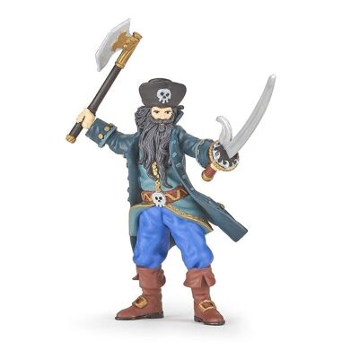 PAPO Pirates and Corsairs Blackbeard Toy Figure, 3 ans ou plus, Multicolore (39477)