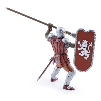 PAPO Fantasy World Knight with Javelin Toy Figure, 3 anni o più, multicolore (39756)