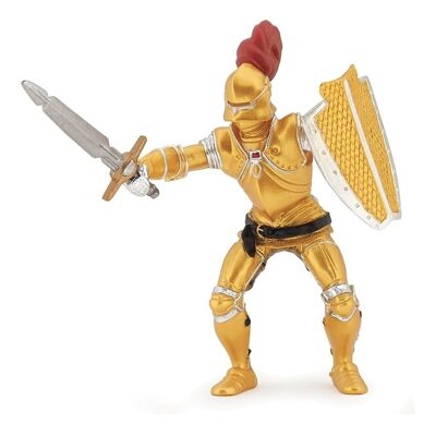 PAPO Fantasy World Knight in Gold Armor Toy Figure, 3 ans ou plus, Or (39778)