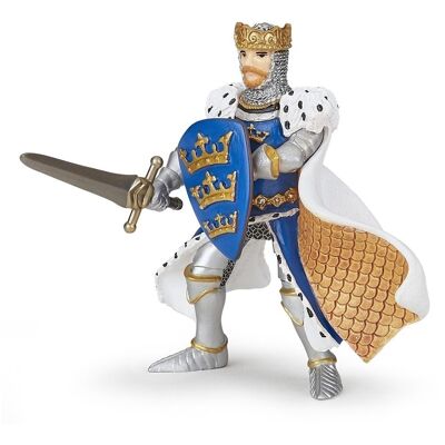Figura de juguete PAPO Fantasy World Blue King Arthur, 3 años o más, multicolor (39953)