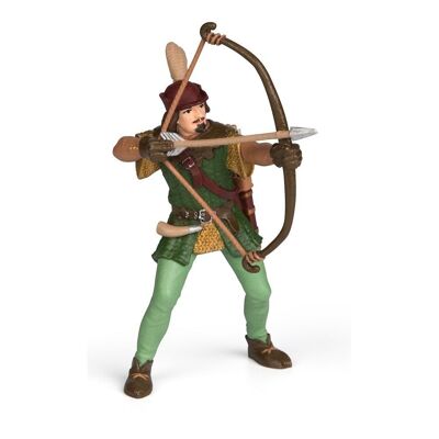 PAPO Fantasy World Figura giocattolo Robin Hood in piedi, tre anni o più, multicolore (39954)