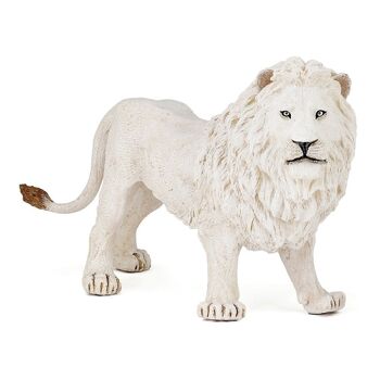 PAPO Wild Animal Kingdom White Lion Toy Figure, Trois ans ou plus, Blanc (50074) 1
