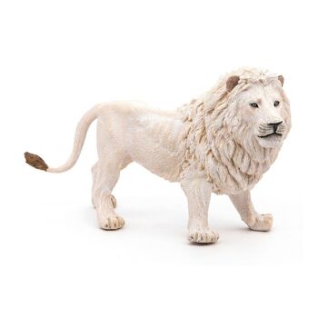 PAPO Wild Animal Kingdom White Lion Toy Figure, Trois ans ou plus, Blanc (50074) 2