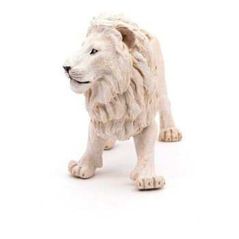 PAPO Wild Animal Kingdom White Lion Toy Figure, Trois ans ou plus, Blanc (50074) 4