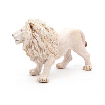 PAPO Wild Animal Kingdom White Lion Toy Figure, Trois ans ou plus, Blanc (50074) 5