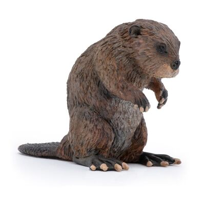 Figura de juguete PAPO Wild Animal Kingdom Beaver, 3 años o más, marrón (50110)