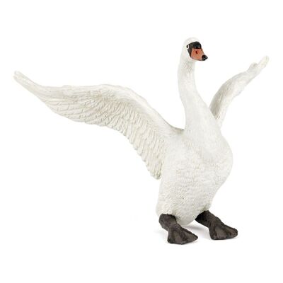 PAPO Wild Animal Kingdom White Swan Toy Figure, 3 ans ou plus, Blanc (50115)