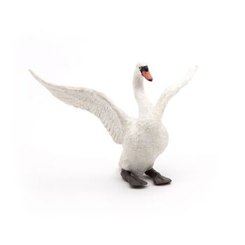 PAPO Wild Animal Kingdom White Swan Toy Figure, 3 ans ou plus, Blanc (50115) 3