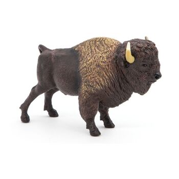 PAPO Wild Animal Kingdom American Buffalo Toy Figure, trois ans ou plus, noir/marron (50119) 3