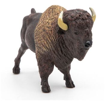 PAPO Wild Animal Kingdom American Buffalo Toy Figure, trois ans ou plus, noir/marron (50119) 4