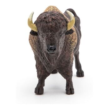 PAPO Wild Animal Kingdom American Buffalo Toy Figure, trois ans ou plus, noir/marron (50119) 5