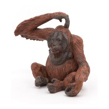 PAPO Wild Animal Kingdom Orangutan Toy Figure, Trois ans ou plus, Orange (50120) 3