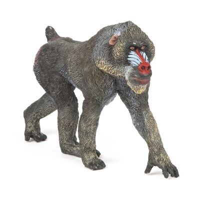 PAPO Wild Animal Kingdom Mandrill Figura de juguete, 3 años o más, multicolor (50121)