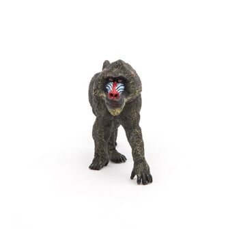 PAPO Wild Animal Kingdom Mandrill Toy Figure, 3 ans ou plus, Multicolore (50121) 3