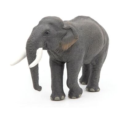PAPO Wild Animal Kingdom Figura giocattolo elefante asiatico, tre anni o più, grigio (50131)