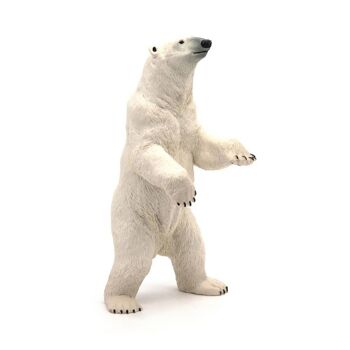 PAPO Wild Animal Kingdom Figurine ours polaire debout, trois ans ou plus, blanc (50172) 2