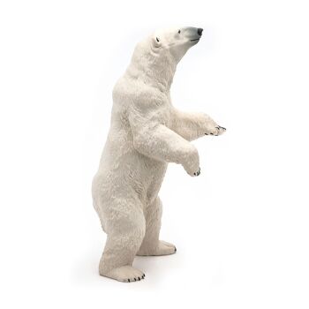 PAPO Wild Animal Kingdom Figurine ours polaire debout, trois ans ou plus, blanc (50172) 3