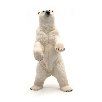 PAPO Wild Animal Kingdom Figurine ours polaire debout, trois ans ou plus, blanc (50172) 4