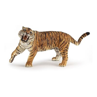 PAPO Wild Animal Kingdom Roaring Tiger Figura de juguete, tres años o más, multicolor (50182)
