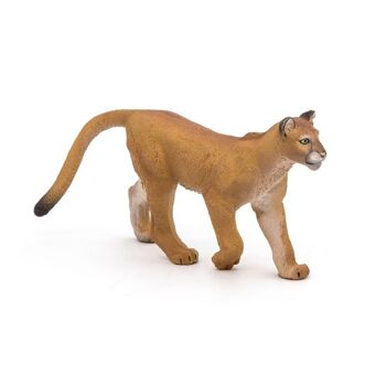 PAPO Wild Animal Kingdom Puma Toy Figure, trois ans ou plus, marron (50189) 4