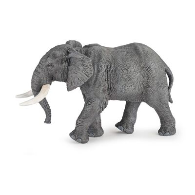 PAPO Wild Animal Kingdom Afrikanischer Elefant Spielzeugfigur, ab 3 Jahren, Grau (50192)