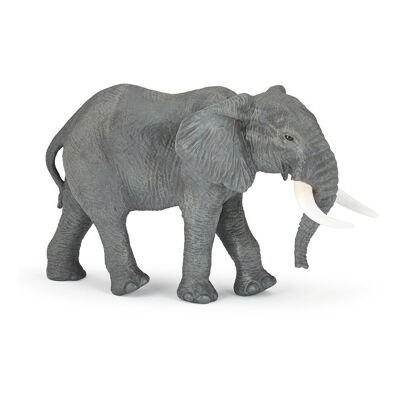 PAPO Large Figurine Grande figura giocattolo di elefante africano, 3 anni o più, grigio (50198)