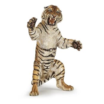 PAPO Wild Animal Kingdom Figurine Tigre Debout, Trois Ans ou Plus, Multicolore (50208) 1
