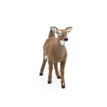 PAPO Wild Animal Kingdom Figurine Biche à queue blanche, 3 ans ou plus, Marron (50218) 3