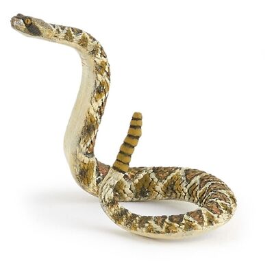 Figura de juguete de serpiente de cascabel PAPO Wild Animal Kingdom, tres años o más, multicolor (50237)