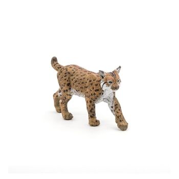 PAPO Wild Animal Kingdom Lynx Toy Figure, 3 ans ou plus, marron/blanc (50241) 2