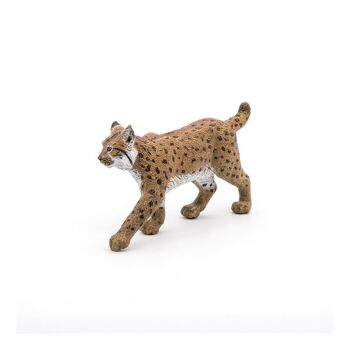 PAPO Wild Animal Kingdom Lynx Toy Figure, 3 ans ou plus, marron/blanc (50241) 4