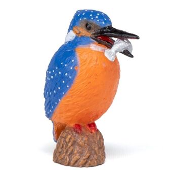 PAPO Wild Animal Kingdom Common Kingfisher Toy Figure, 3 ans ou plus, Orange/Bleu (50246) 3